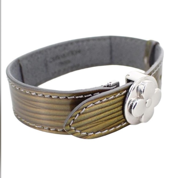 Louis Vuitton Olive Green Bracelet with Silver Accent - Picture 7 of 9
